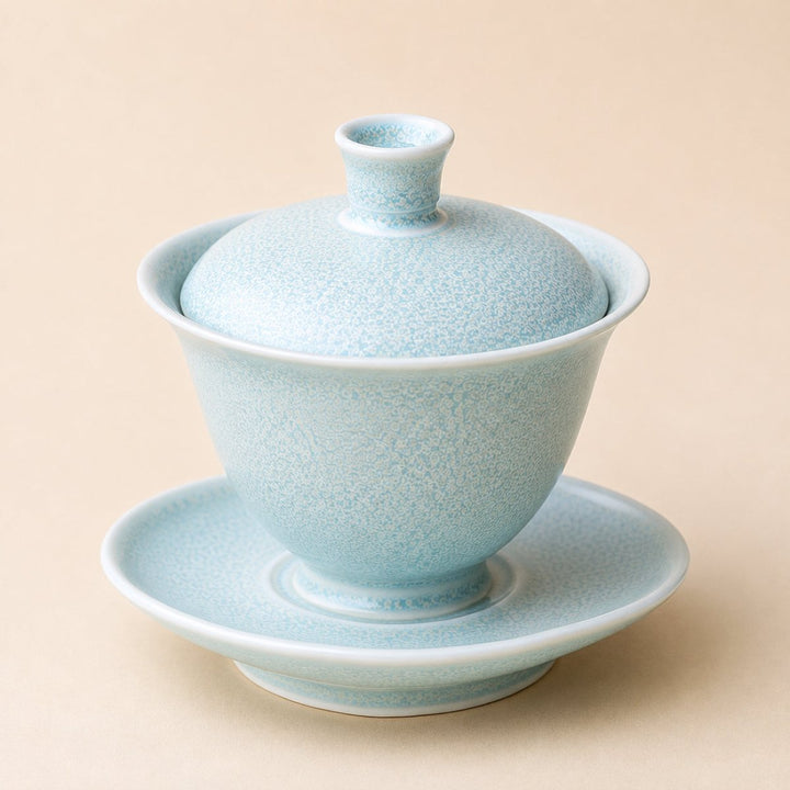 Jingdezhen "Frost Whisper" Gaiwan - Tea and Whisk