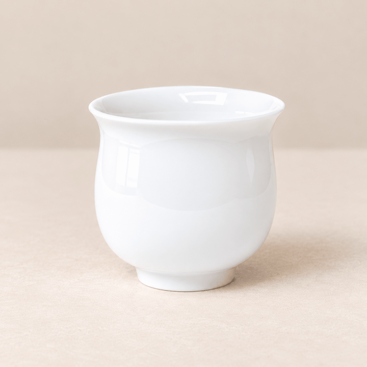 Jingdezhen "Fulu" Handcrafted White Jade Teacup 45ml - Tea and Whisk