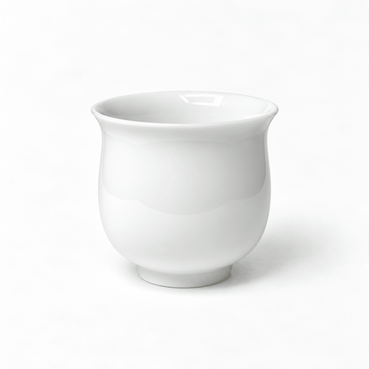 Jingdezhen "Fulu" Handcrafted White Jade Teacup 45ml - Tea and Whisk