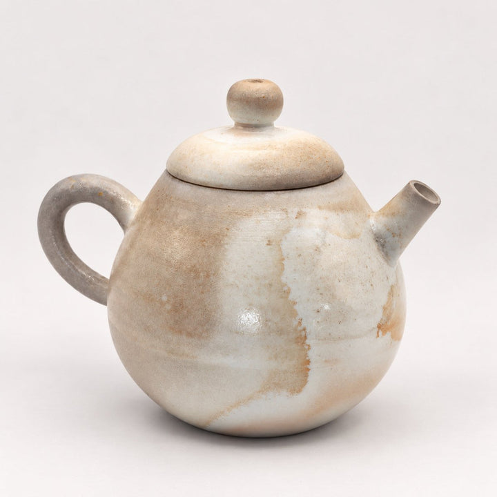 Jingdezhen Handmade Wood-Fired “Ash Drift” Gongfu Teapot 85ml - Tea and Whisk