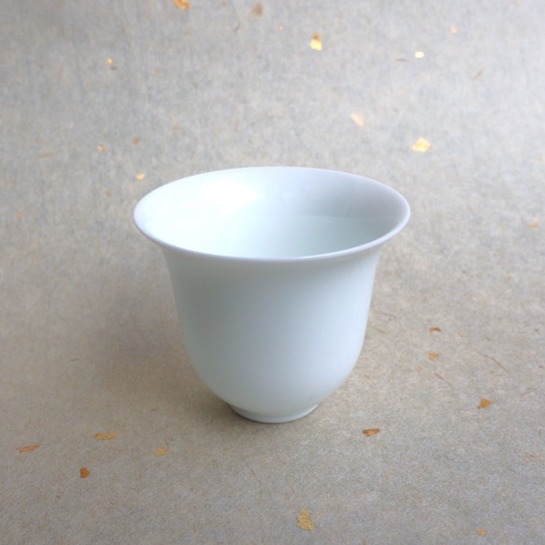 Jingdezhen "Meiren" White Jade Gongfu Teacup - Tea and Whisk