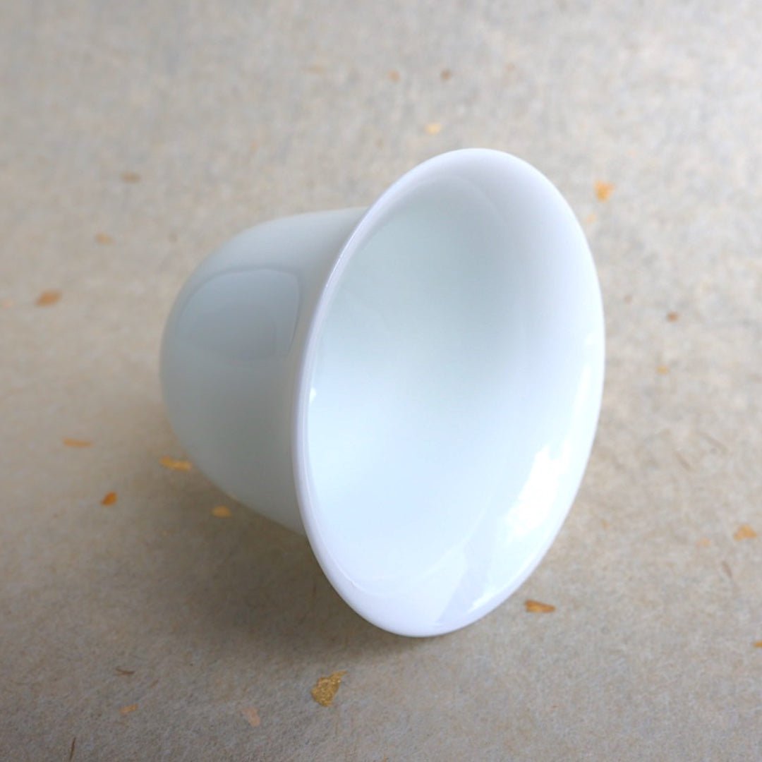 Jingdezhen "Meiren" White Jade Gongfu Teacup - Tea and Whisk