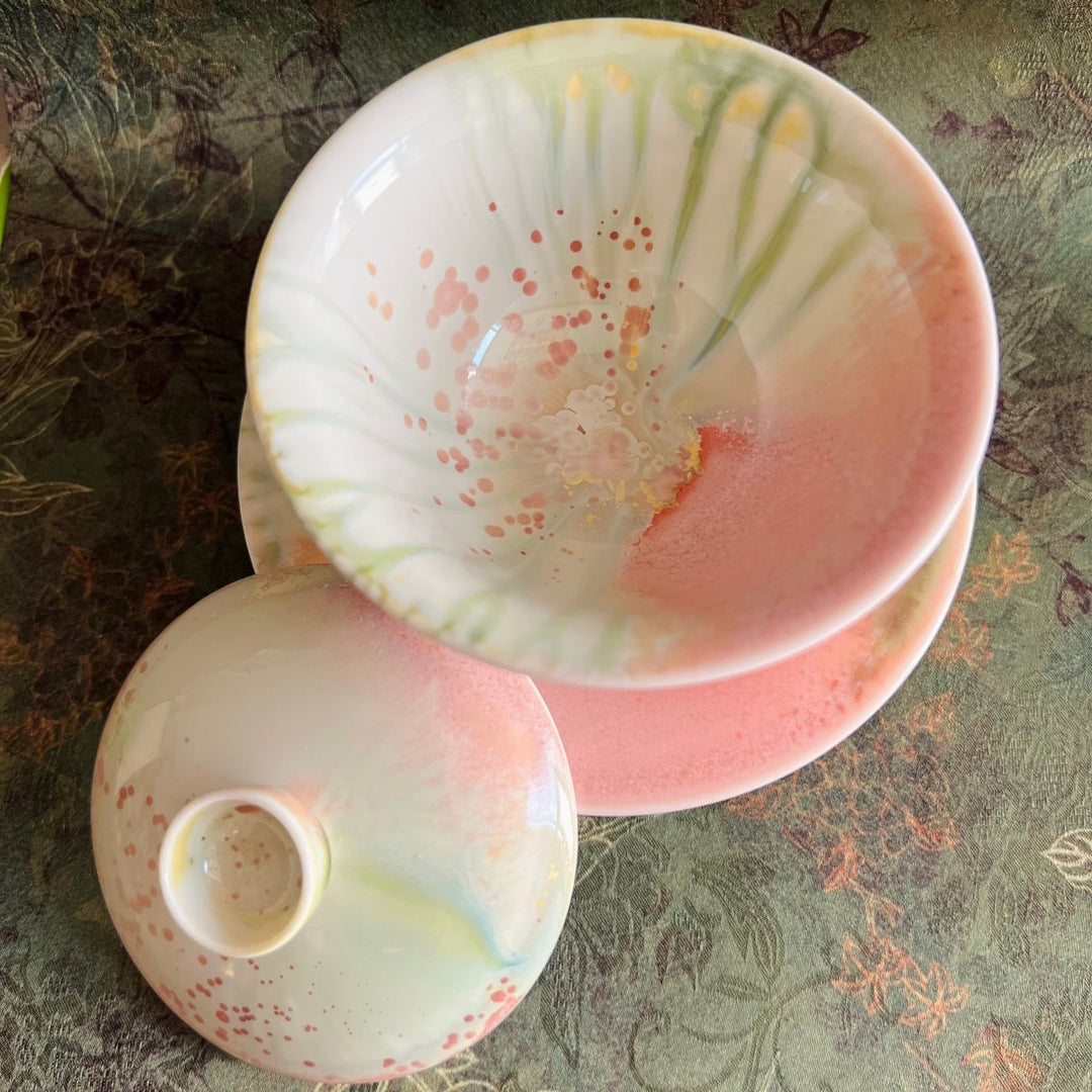 Jingdezhen "Nebula" Handmade Gaiwan - Tea and Whisk