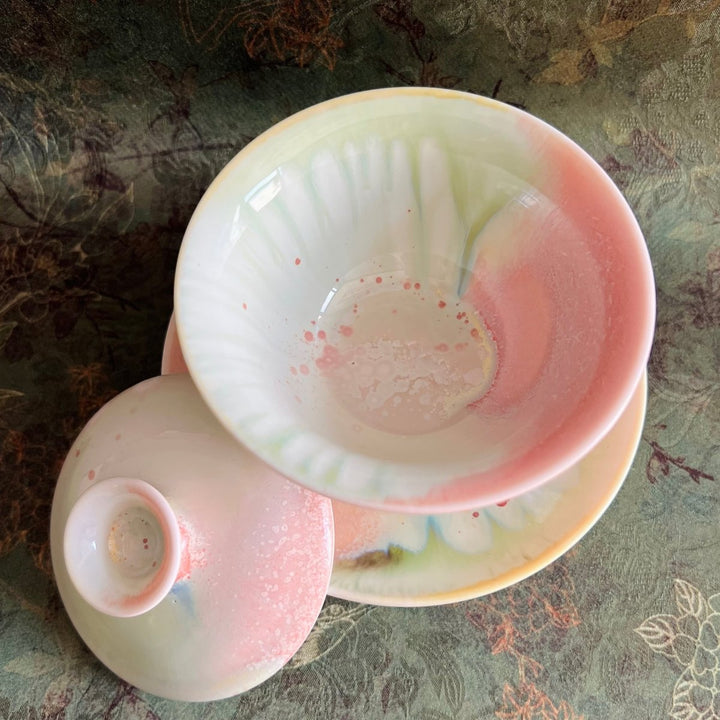 Jingdezhen "Nebula" Handmade Gaiwan - Tea and Whisk