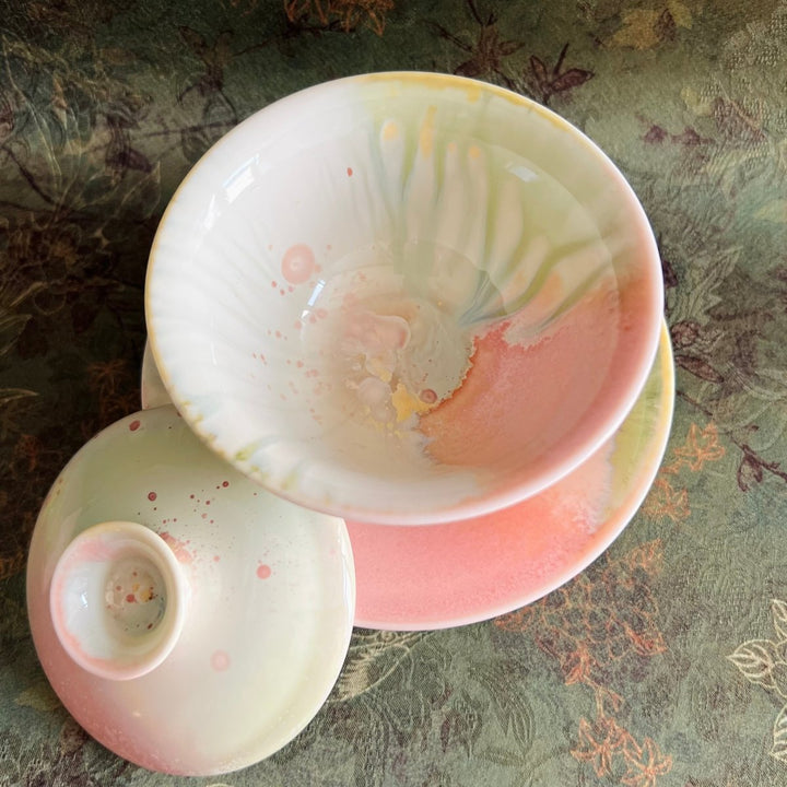 Jingdezhen "Nebula" Handmade Gaiwan - Tea and Whisk