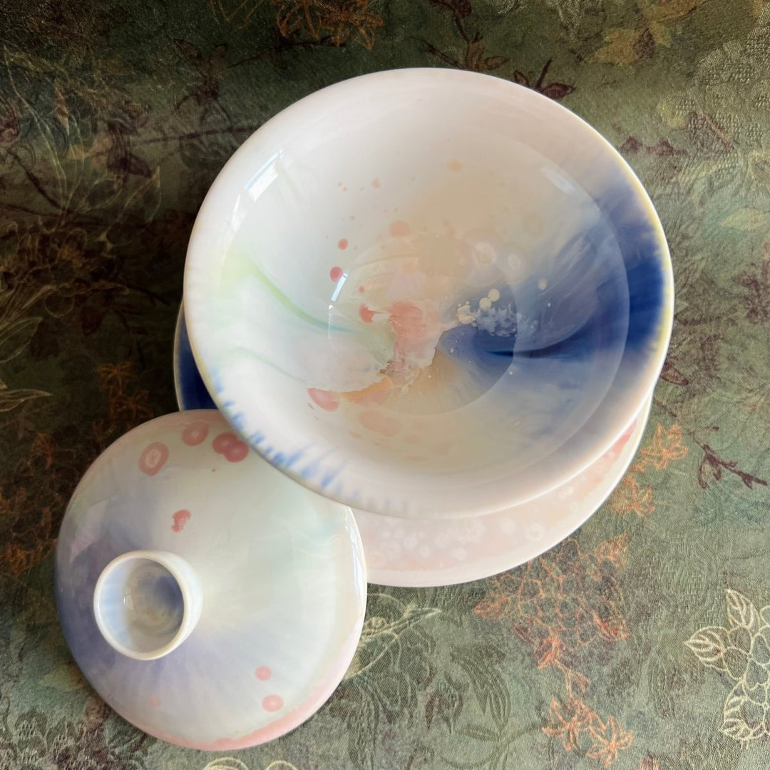 Jingdezhen "Nebula" Handmade Gaiwan - Tea and Whisk