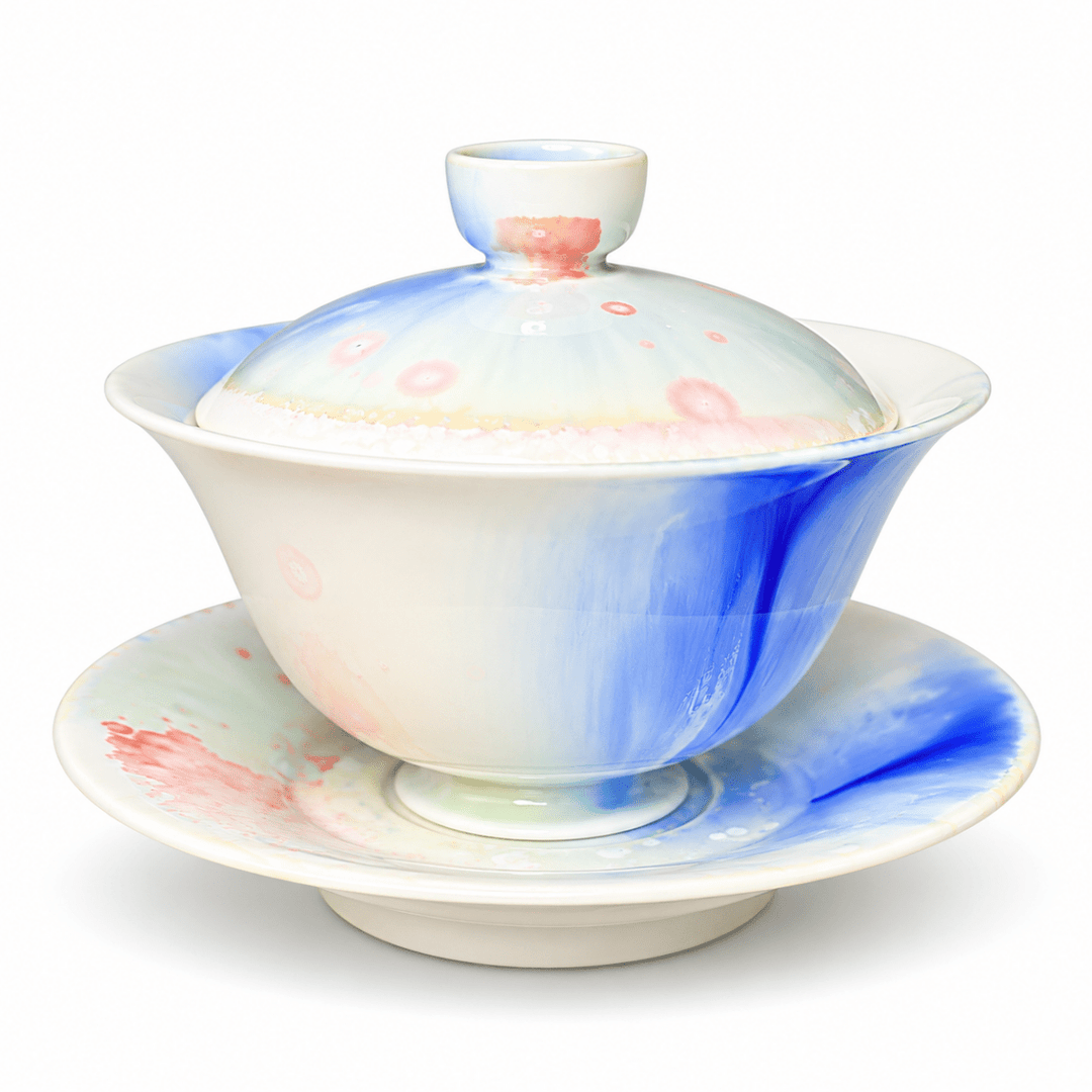Jingdezhen Nebula Handmade Glazed Gaiwan - Tea and Whisk