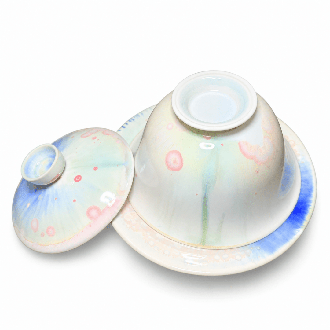 Jingdezhen Nebula Handmade Glazed Gaiwan - Tea and Whisk