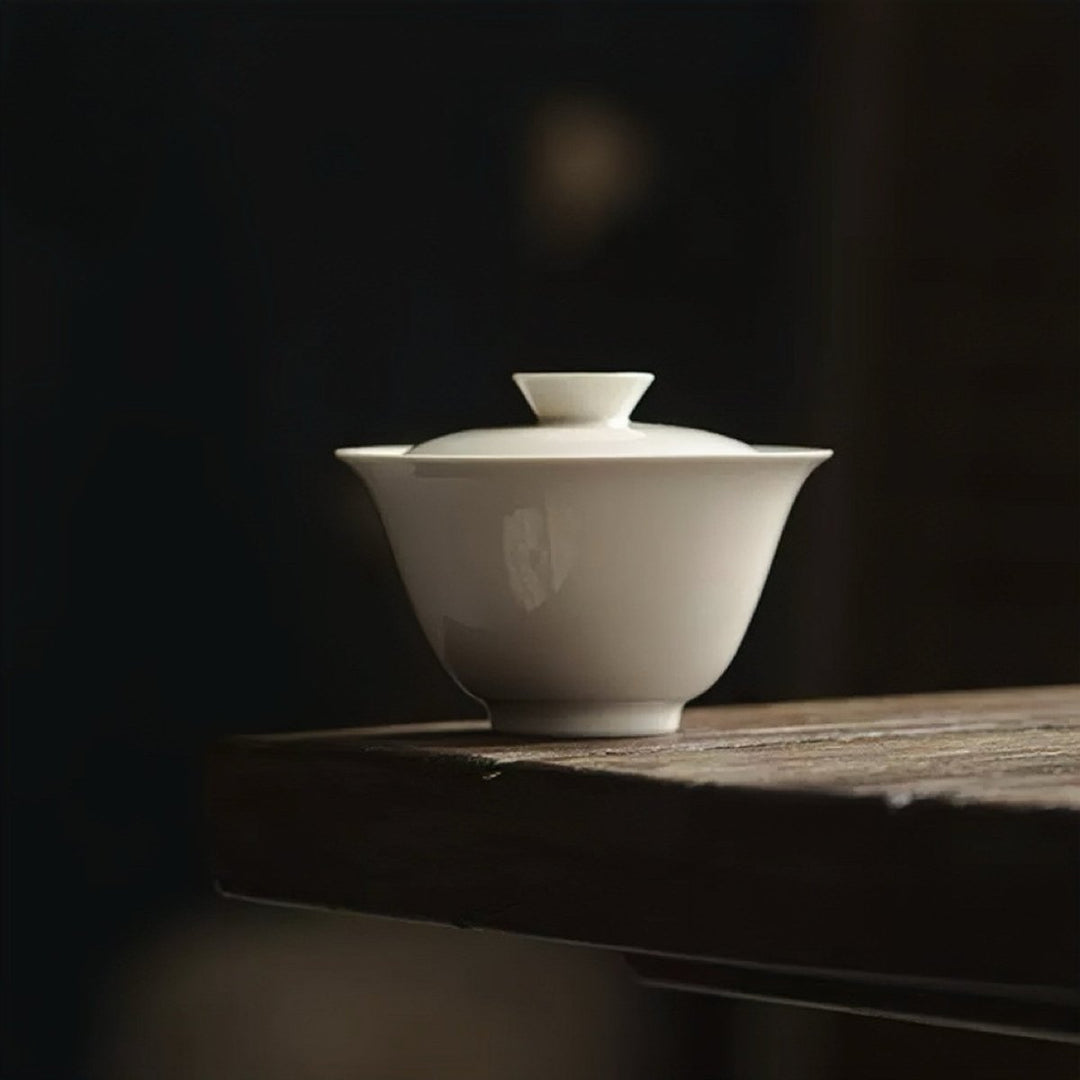Jingdezhen Soft Glaze Harmony Collection Gaiwan - Tea and Whisk