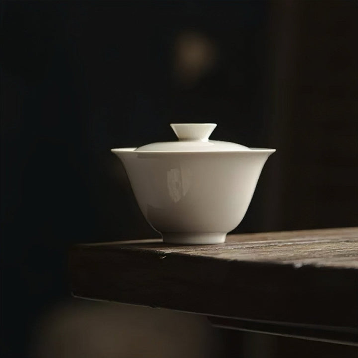 Jingdezhen Soft Glaze Harmony Collection Gaiwan - Tea and Whisk