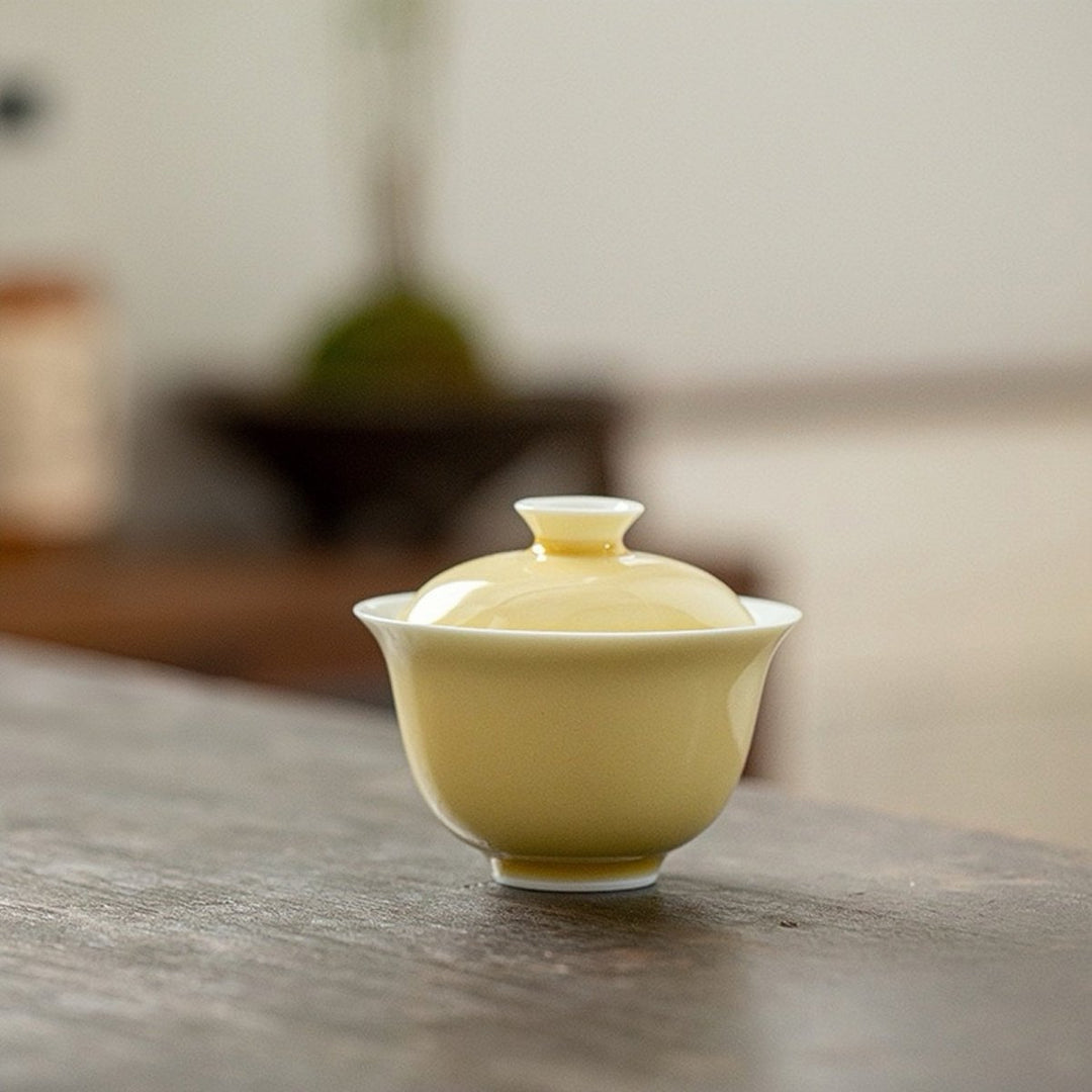 Jingdezhen Soft Glaze Harmony Collection Gaiwan - Tea and Whisk