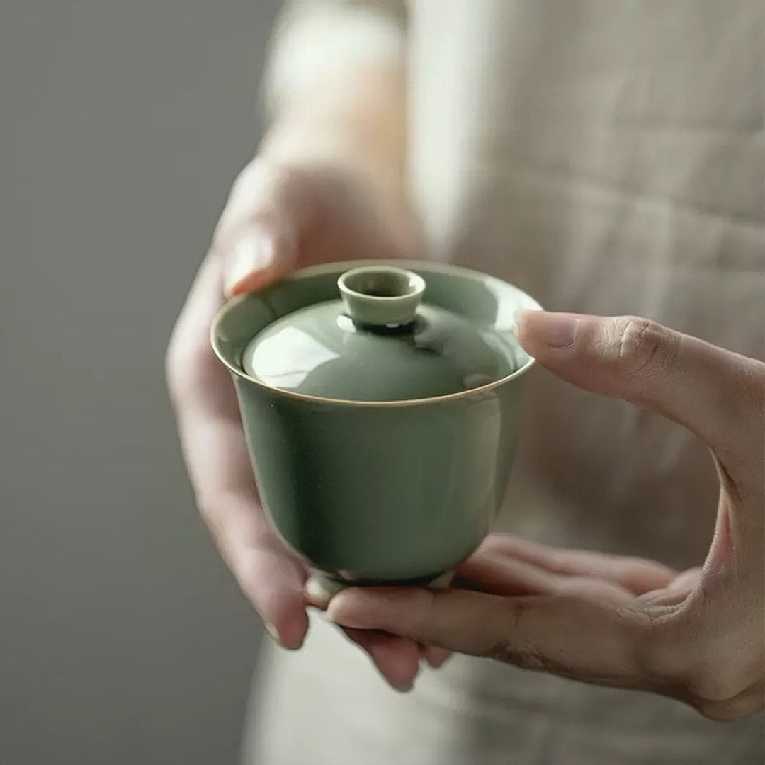 Jingdezhen Soft Glaze Harmony Collection Gaiwan - Tea and Whisk