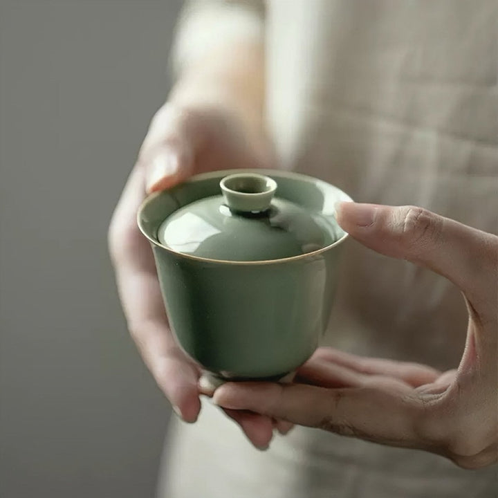 Jingdezhen Soft Glaze Harmony Collection Gaiwan - Tea and Whisk