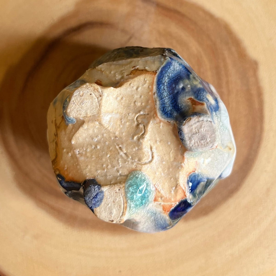 Jingdezhen Wood-Fired Blue&White Flowing Glazed Teacups Collection - Tea and Whisk