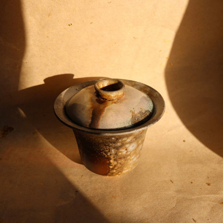 Jingdezhen Wood - Fired Gaiwan - Tea and Whisk