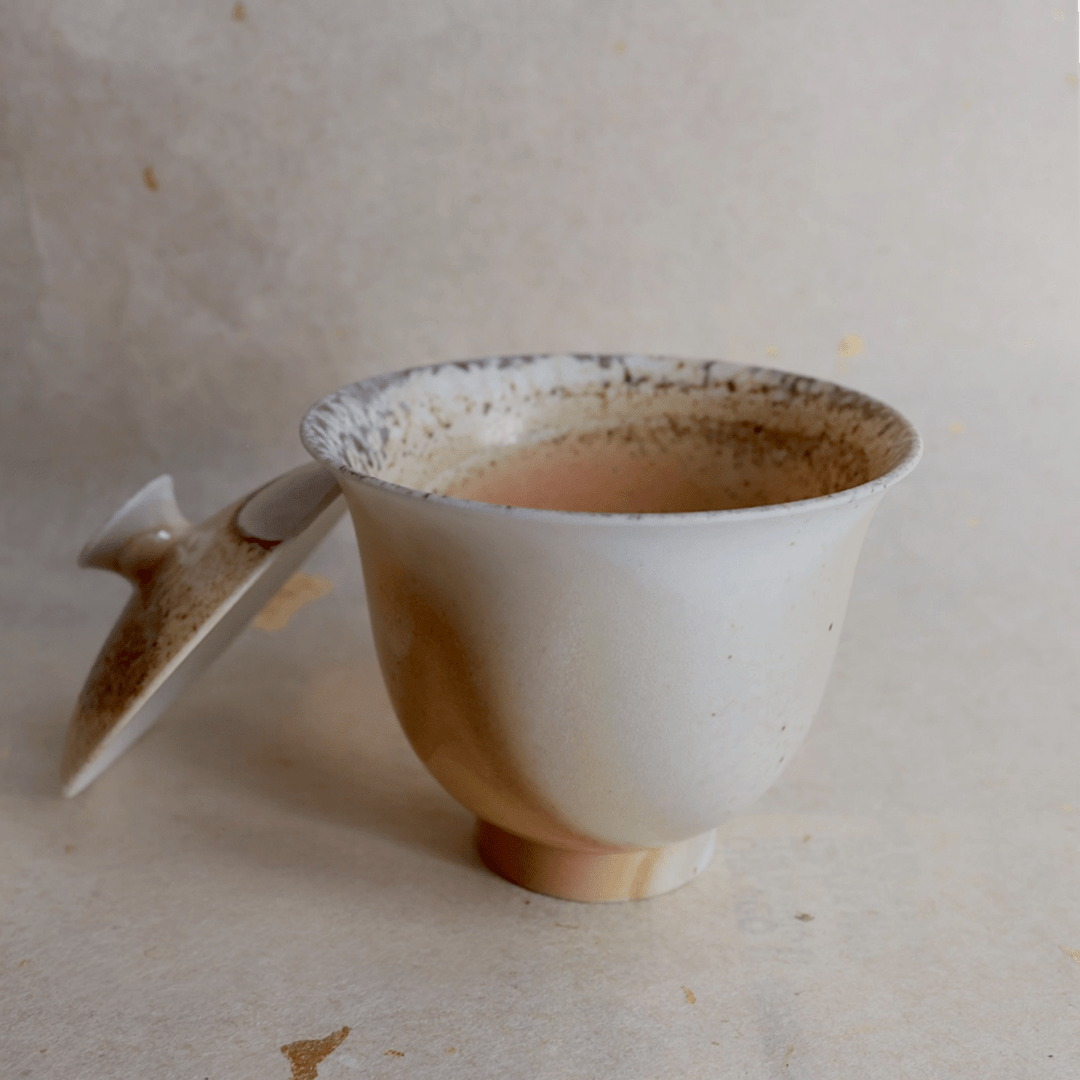 Jingdezhen Wood - Fired Gaiwan - Tea and Whisk