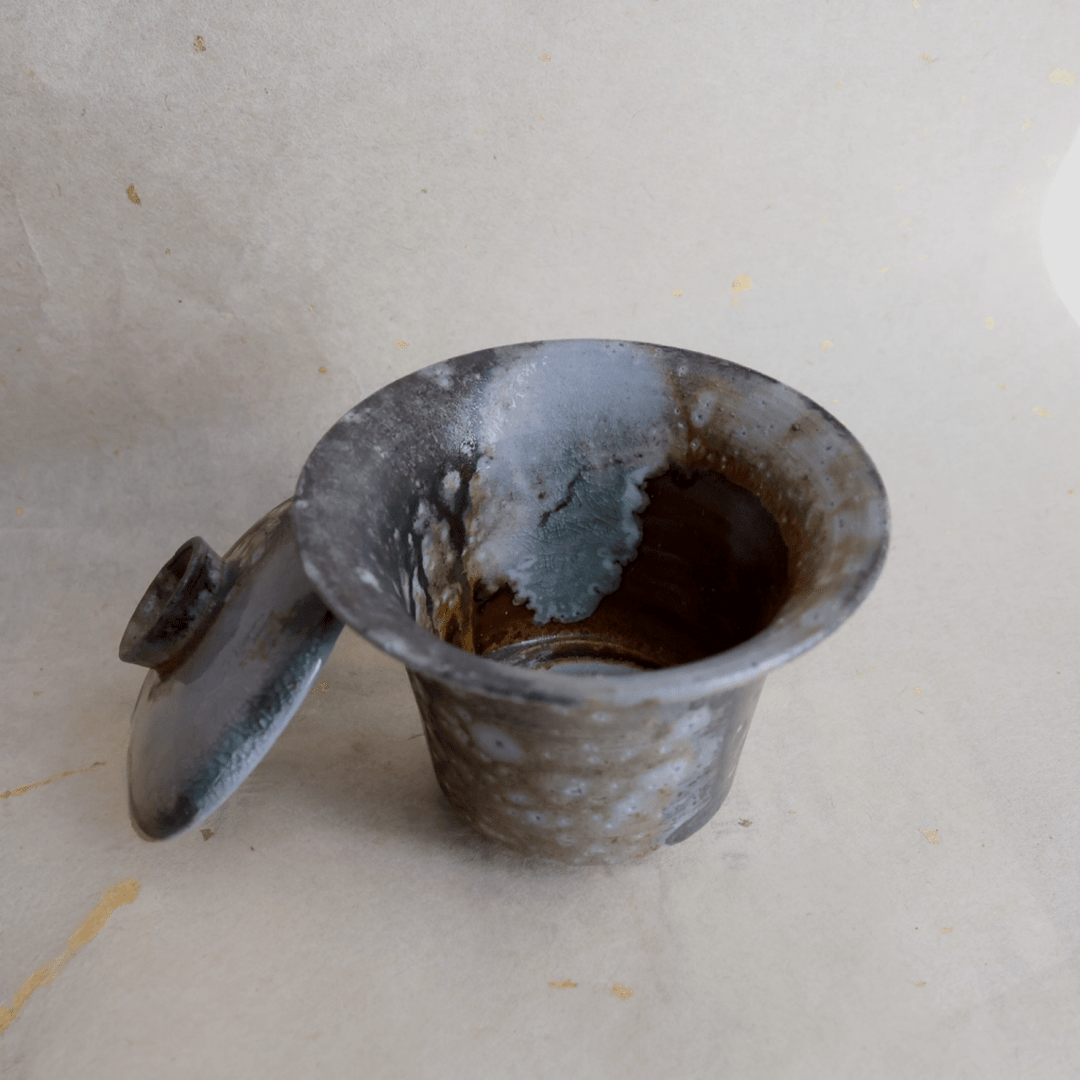 Jingdezhen Wood - Fired Gaiwan - Tea and Whisk