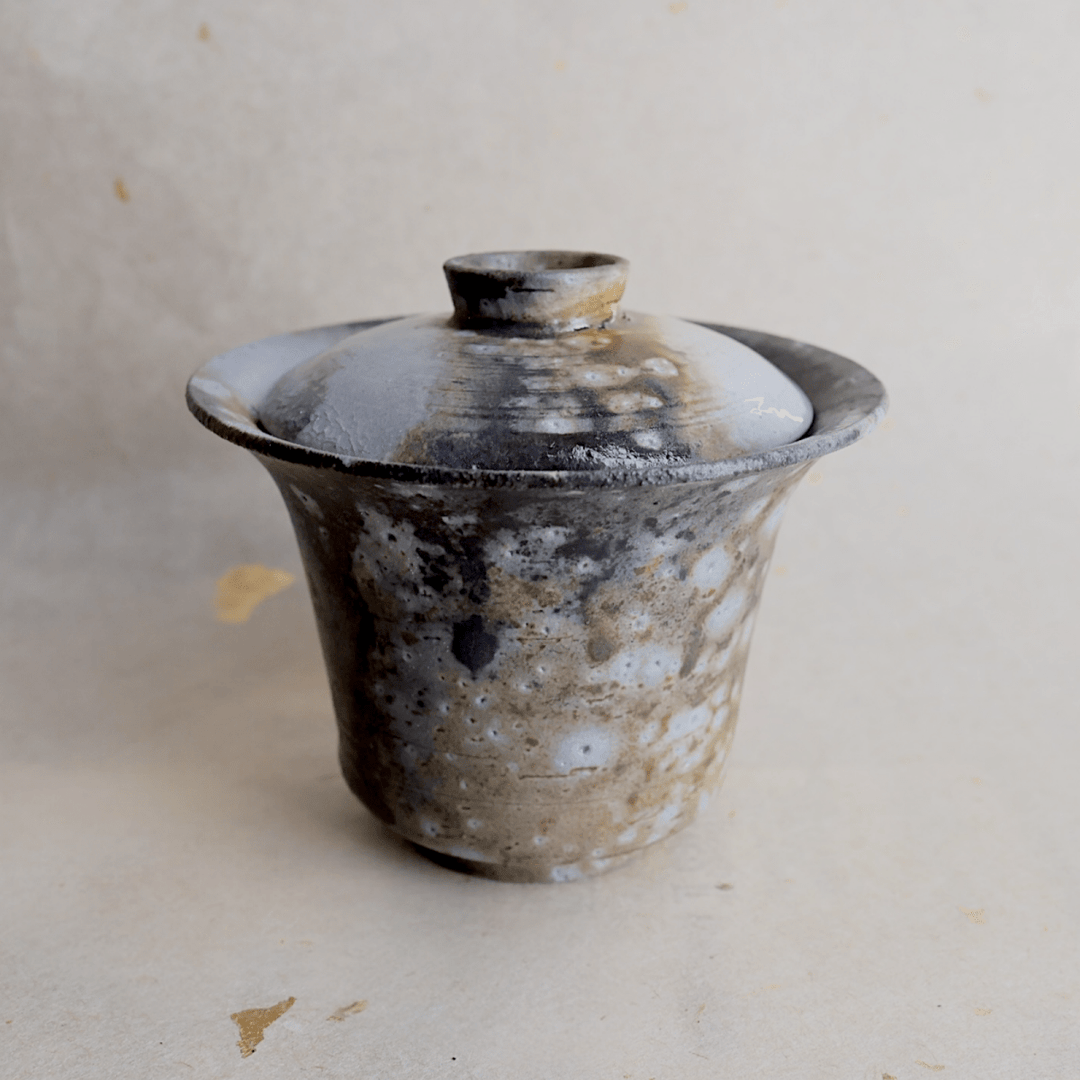 Jingdezhen Wood - Fired Gaiwan - Tea and Whisk