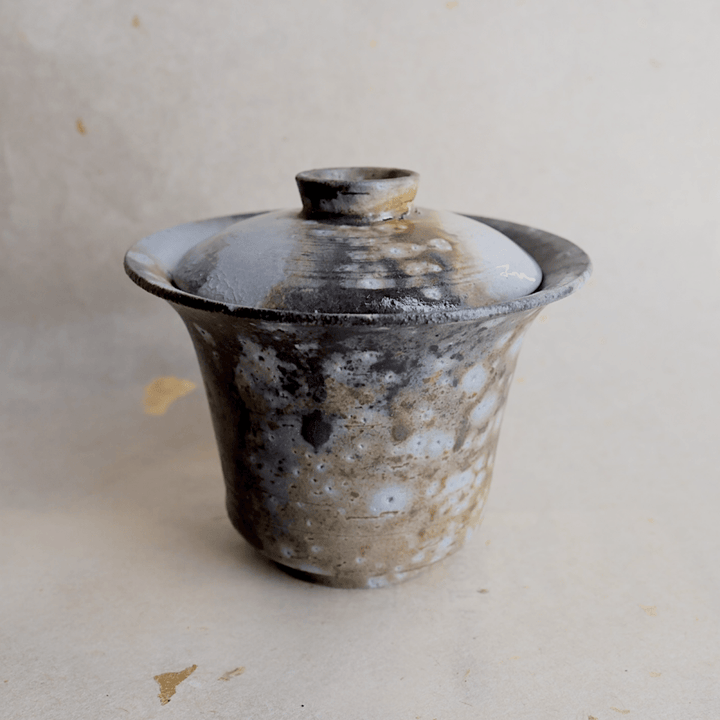 Jingdezhen Wood - Fired Gaiwan - Tea and Whisk