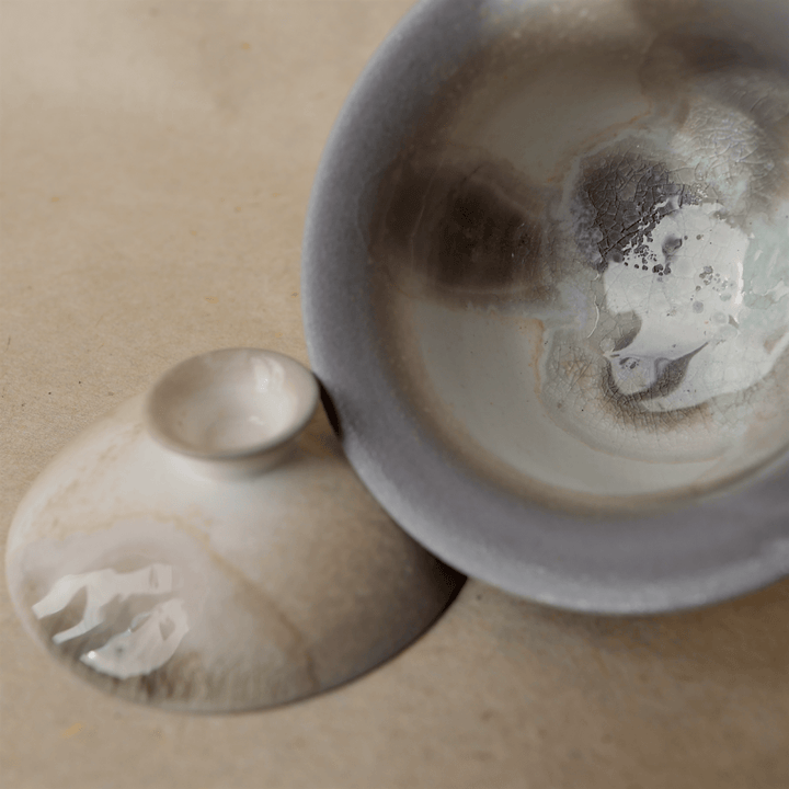 Jingdezhen Wood - Fired Gaiwan - Tea and Whisk