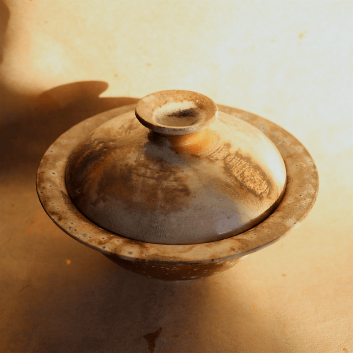 Jingdezhen Wood - Fired Gaiwan - Tea and Whisk