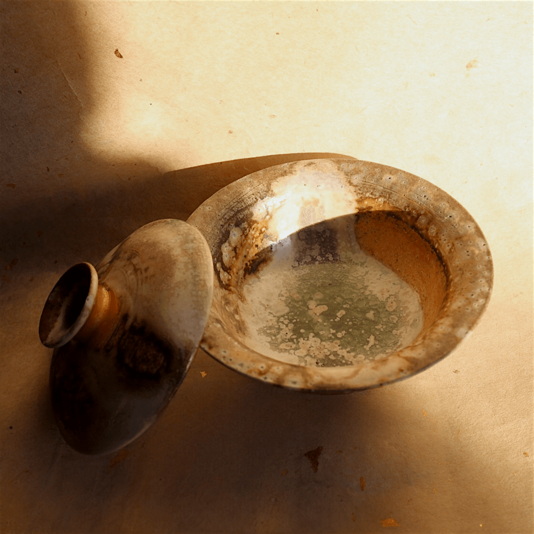 Jingdezhen Wood - Fired Gaiwan - Tea and Whisk