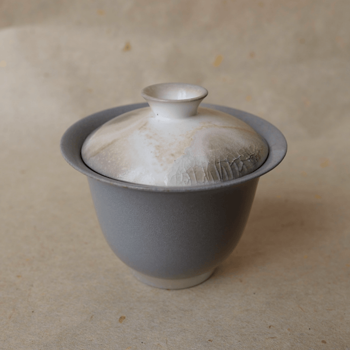 Jingdezhen Wood - Fired Gaiwan - Tea and Whisk