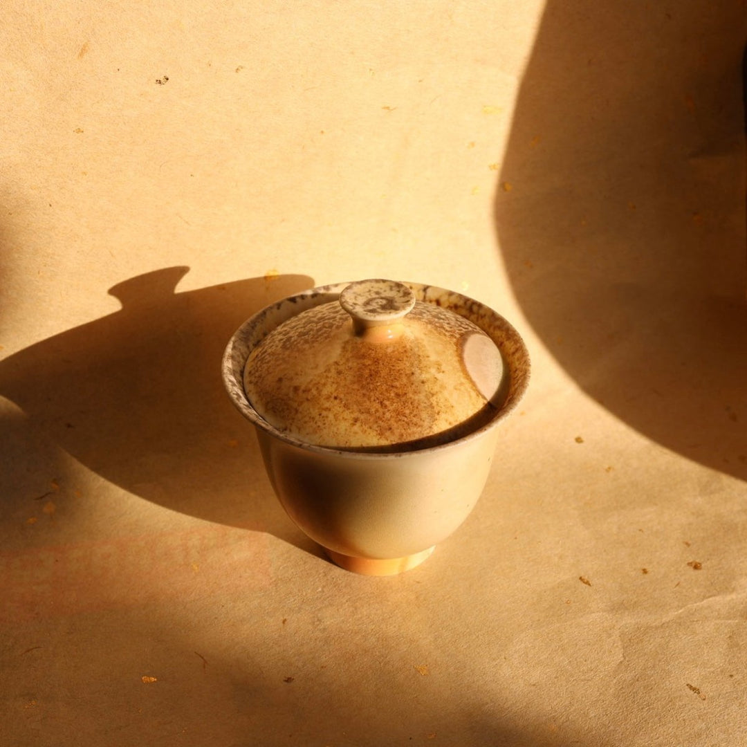 Jingdezhen Wood - Fired Gaiwan - Tea and Whisk