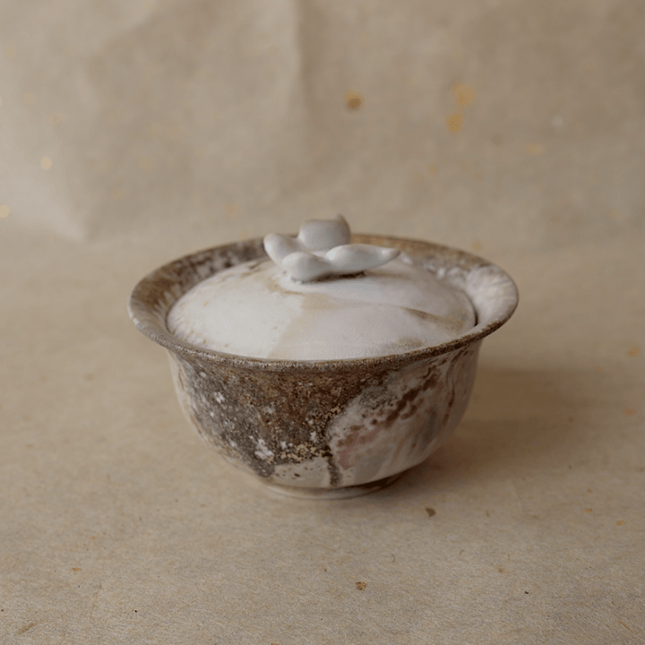 Jingdezhen Wood - Fired Gaiwan - Tea and Whisk