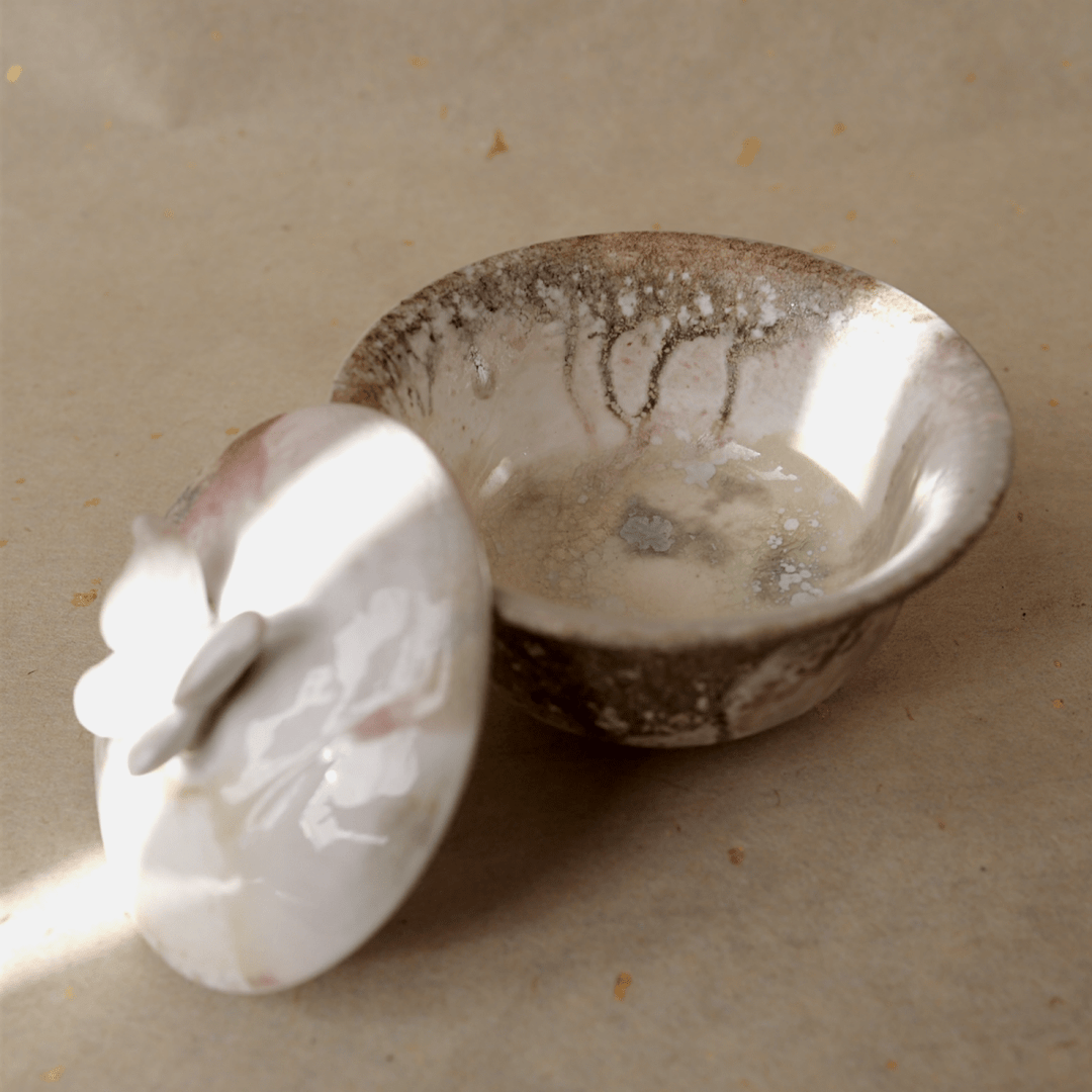 Jingdezhen Wood - Fired Gaiwan - Tea and Whisk