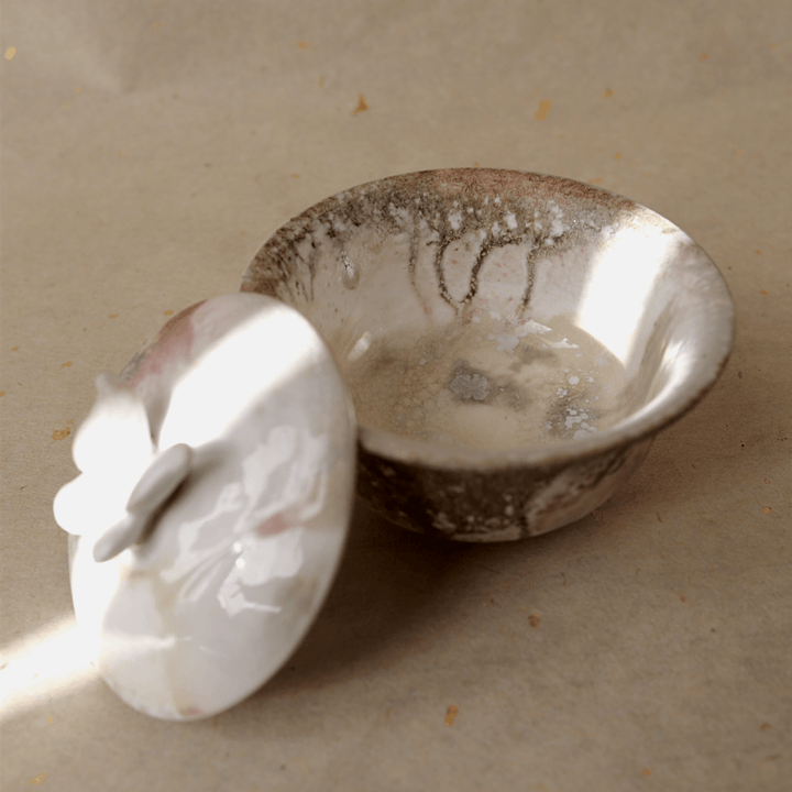 Jingdezhen Wood - Fired Gaiwan - Tea and Whisk