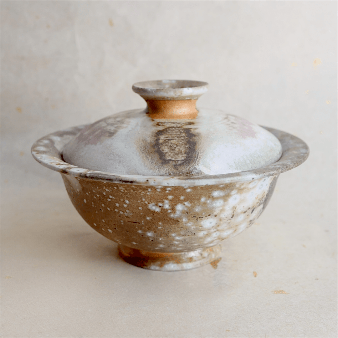 Jingdezhen Wood - Fired Gaiwan - Tea and Whisk