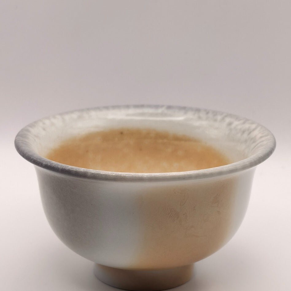 Jingdezhen Wood-Fired Gongfu Teacup | Mist & Ash - Tea and Whisk