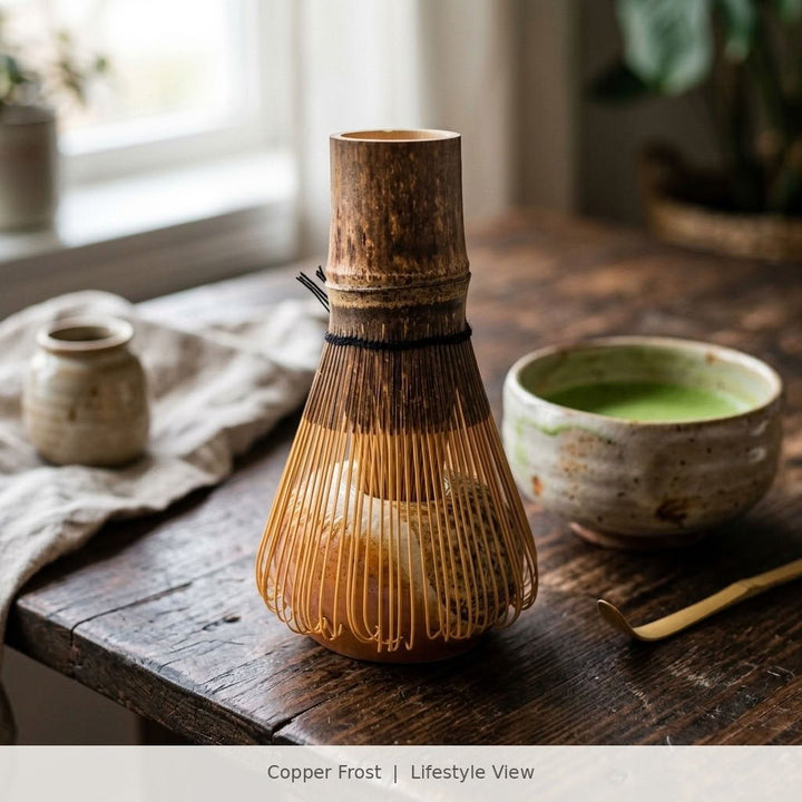 Jingdezhen Wood-Fired Matcha Whisk Holder | Ember & Ash - Tea and Whisk