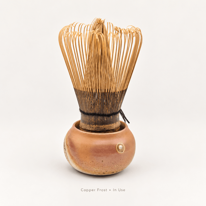 Jingdezhen Wood-Fired Matcha Whisk Holder | Ember & Ash - Tea and Whisk