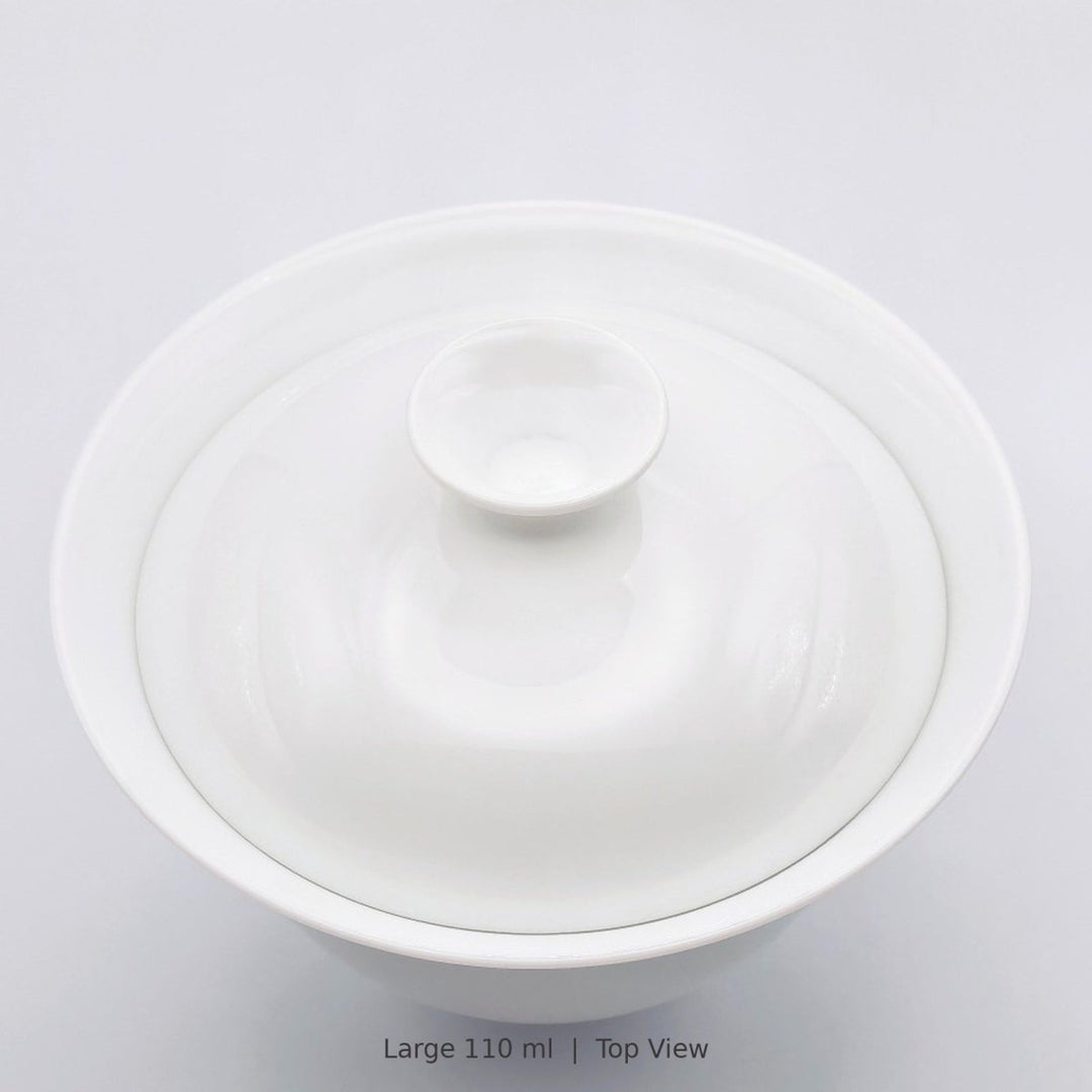 Jingdezhen Yanzhi White Porcelain Gaiwan - Tea and Whisk