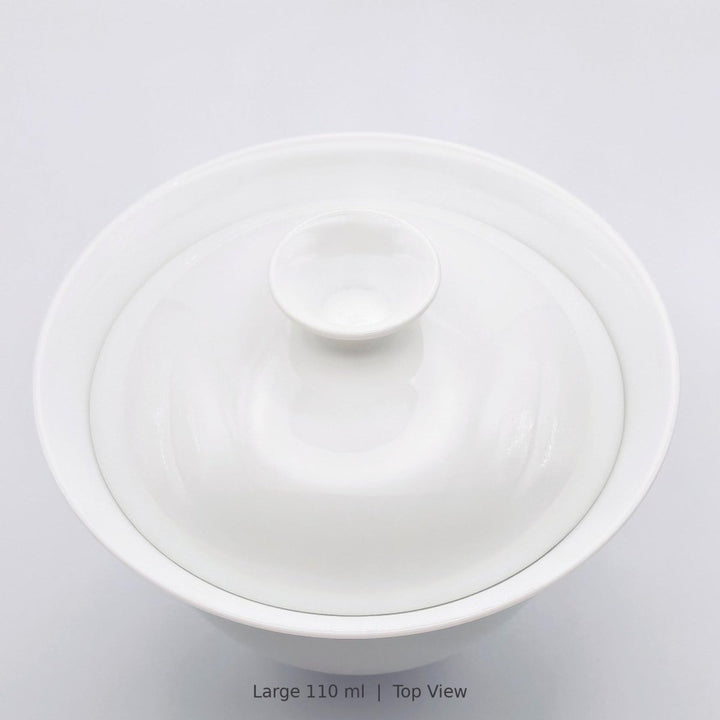Jingdezhen Yanzhi White Porcelain Gaiwan - Tea and Whisk