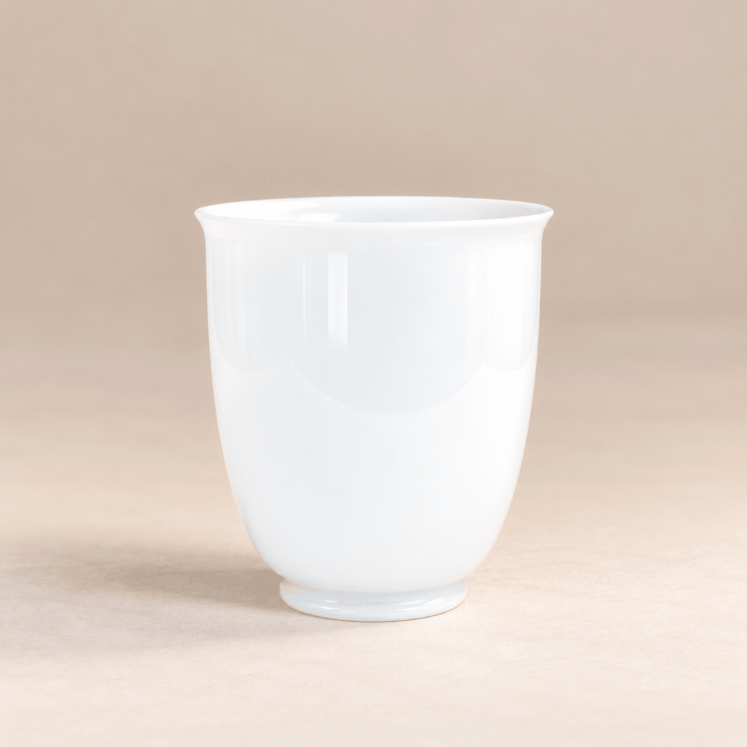 Jingdezhen "Youlong" Aroma Handcrafted White Jade Teacup 50ml - Tea and Whisk