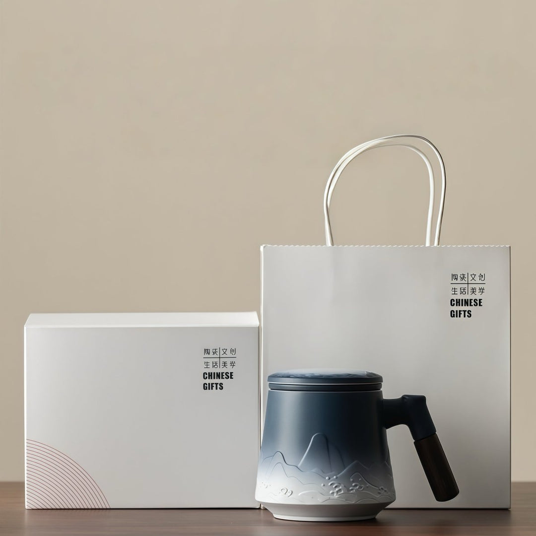 Kiln - Change Office Travel Tea Mug with Infuser - Tea and Whisk