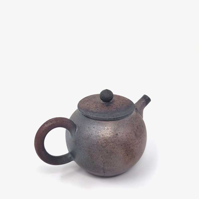 King Wood - fired Teapot - Tea and Whisk