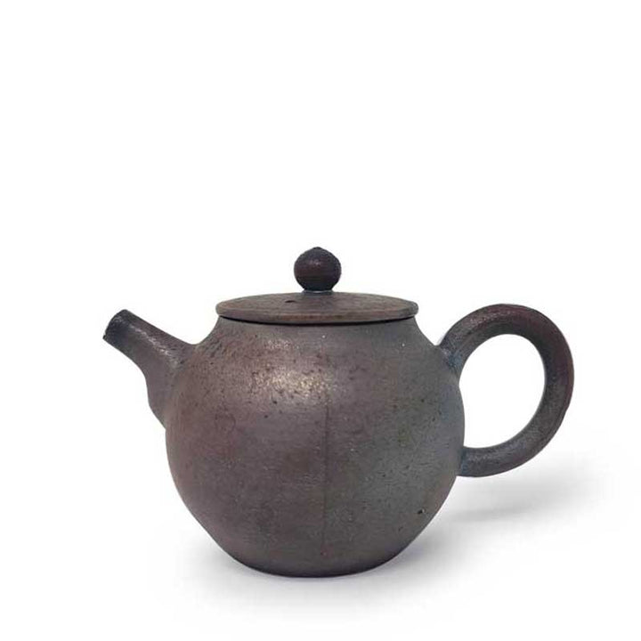 King Wood - fired Teapot - Tea and Whisk