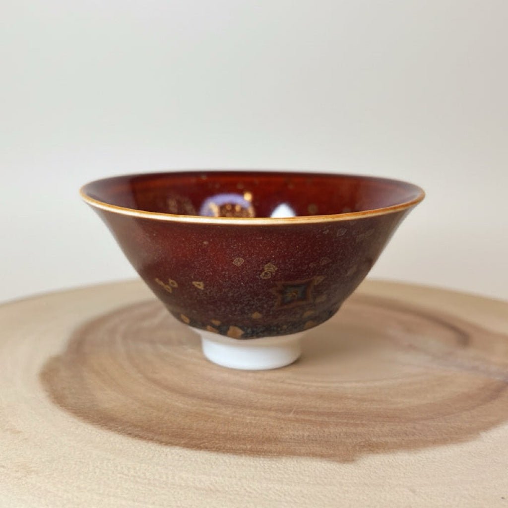 Kyoto Tenmoku Japanese Handmade Teacups Collection - Tea and Whisk