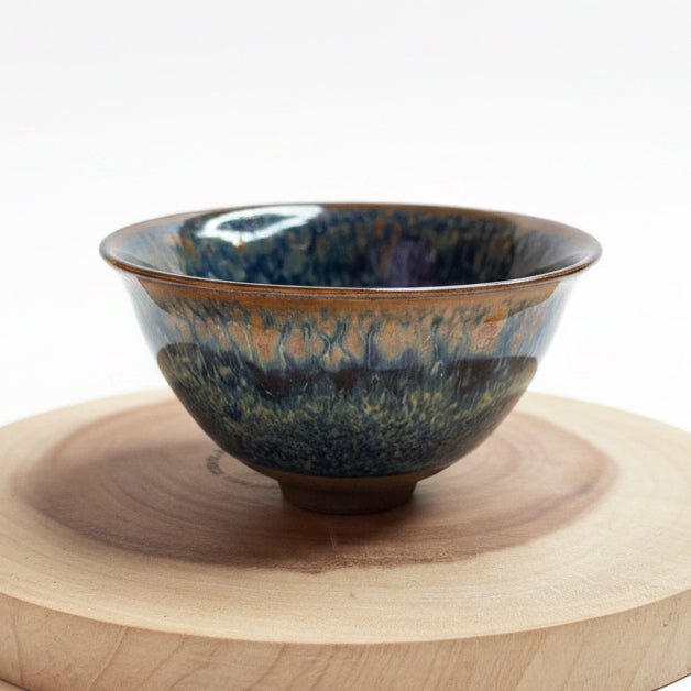 Kyoto Tenmoku Japanese Handmade Teacups Collection - Tea and Whisk