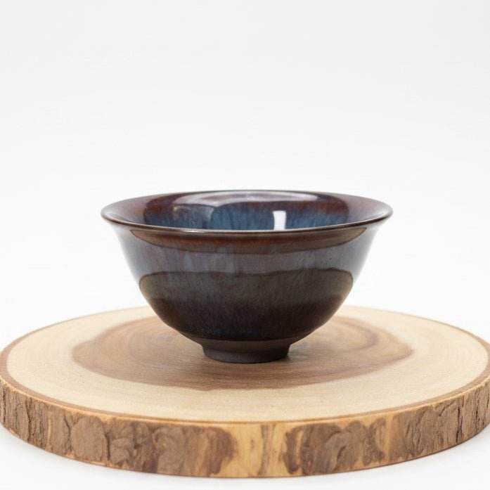 Kyoto Tenmoku Japanese Handmade Teacups Collection - Tea and Whisk