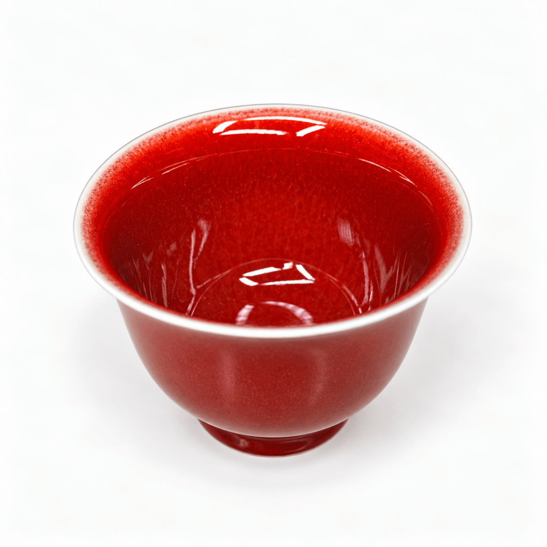 Langhong Teacup - Legendary Copper Red of Jingdezhen - Tea and Whisk