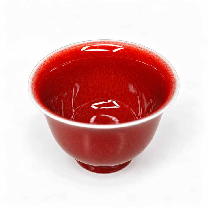 Langhong Teacup - Legendary Copper Red of Jingdezhen - Tea and Whisk