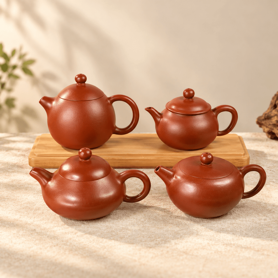 Little Treasures – Handmade Yixing Dahongpao Zhuni Solo Teapot Collection - Tea and Whisk