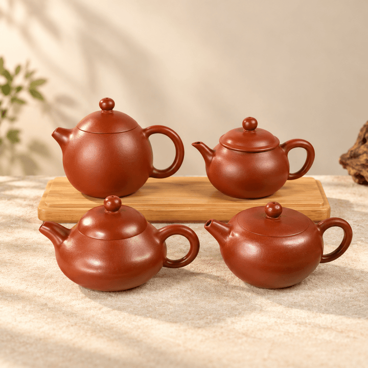 Little Treasures – Handmade Yixing Dahongpao Zhuni Solo Teapot Collection - Tea and Whisk
