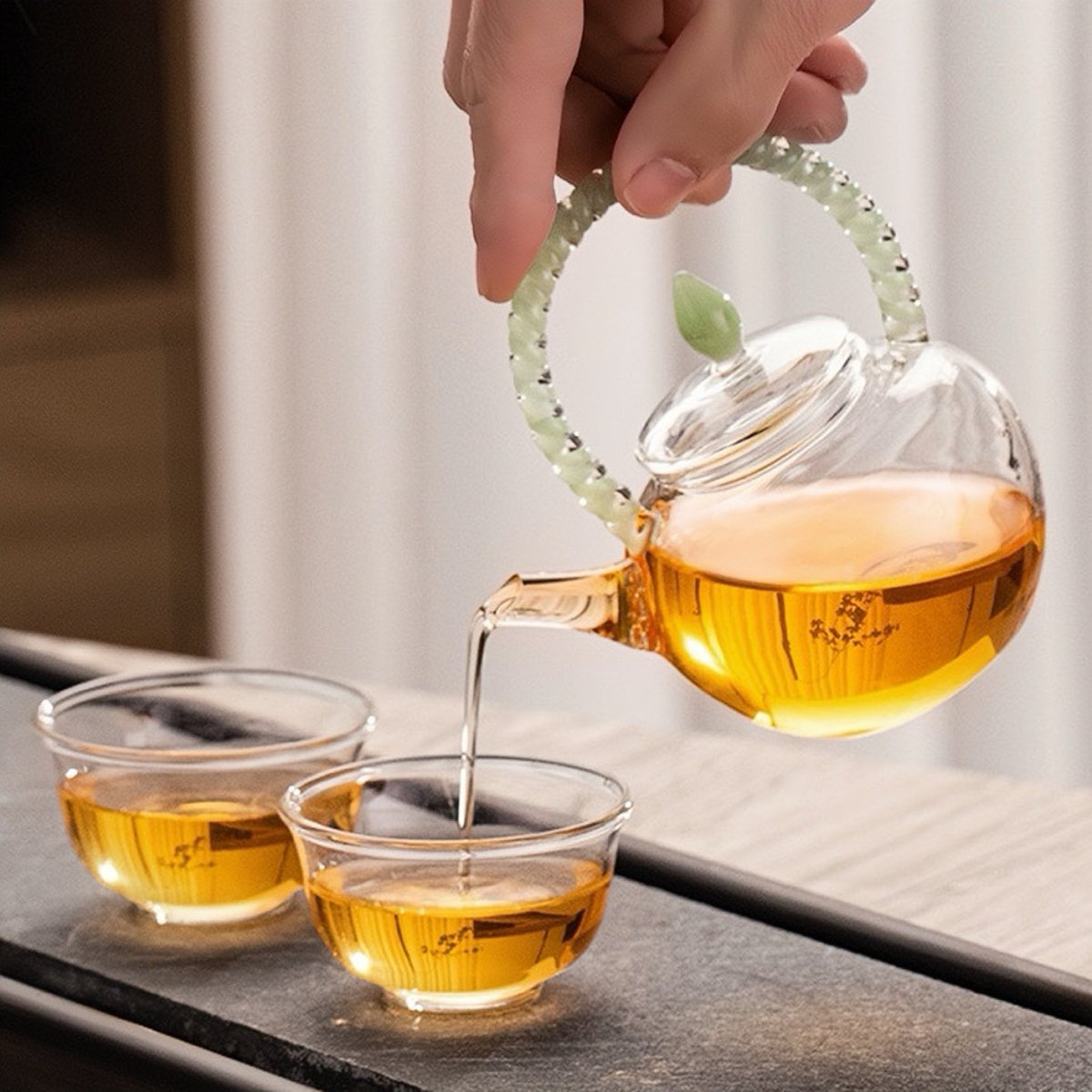 Loopa Glass Luminous Loop Glass Small Solo Teapot 120ml – Tea and Whisk