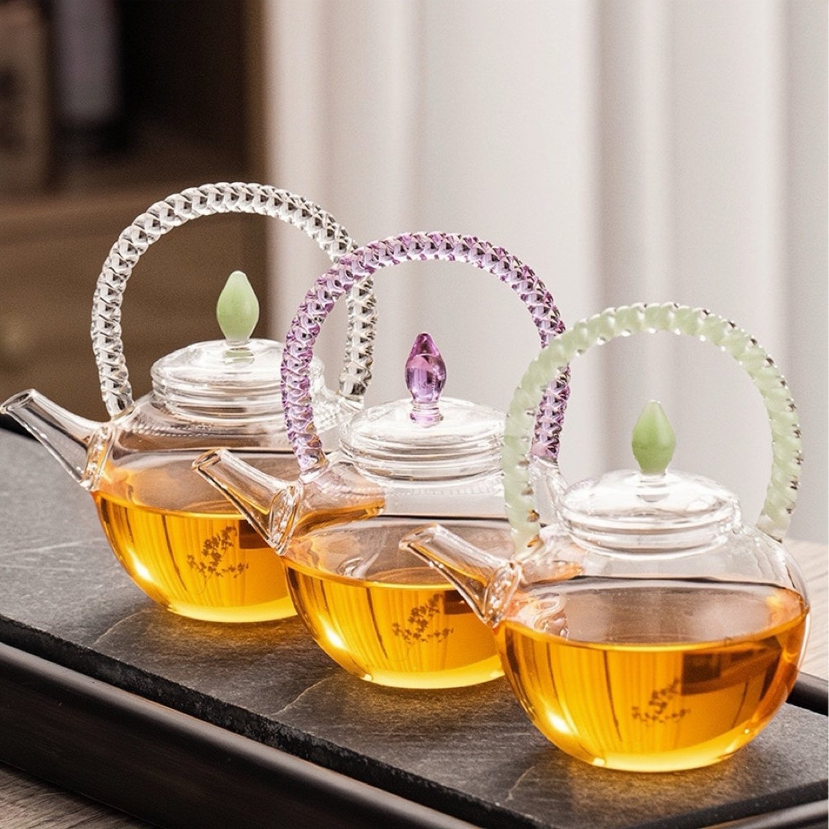 Loopa Glass Luminous Loop Glass Small Solo Teapot 120ml – Tea and Whisk